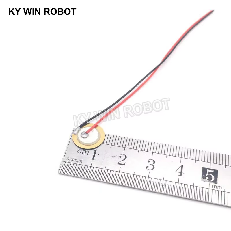 Arduino Diy Electronics - 10 adet Piezoelektrik Piezo Seramik Gofret