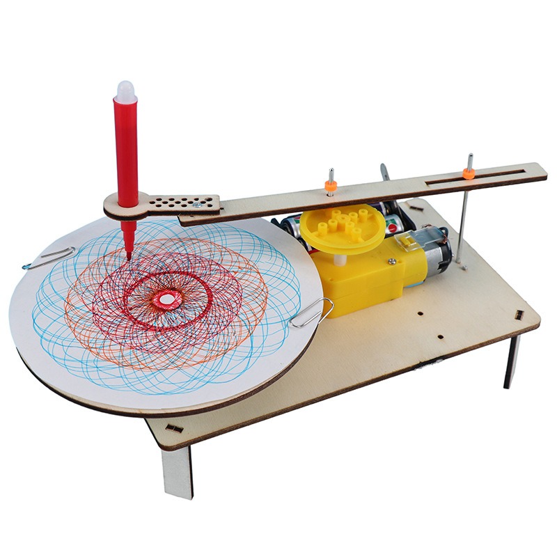 Diy Elektronik - 1-3 Adet DIY Ahşap Elektrikli Çizim