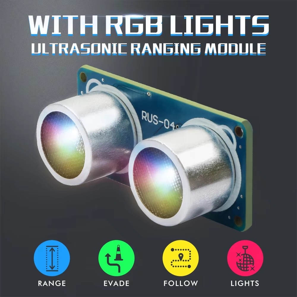 Ultrasonic Sensor Hc - HC-SR04/RUS-04 Ultrasonik Modül Mesafe Ölçme Sensörü
