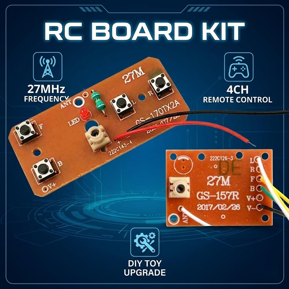 27MHz Uzaktan Kumanda Kiti 4CH - Diy Electronic Modules incelemesi ve fiyatı