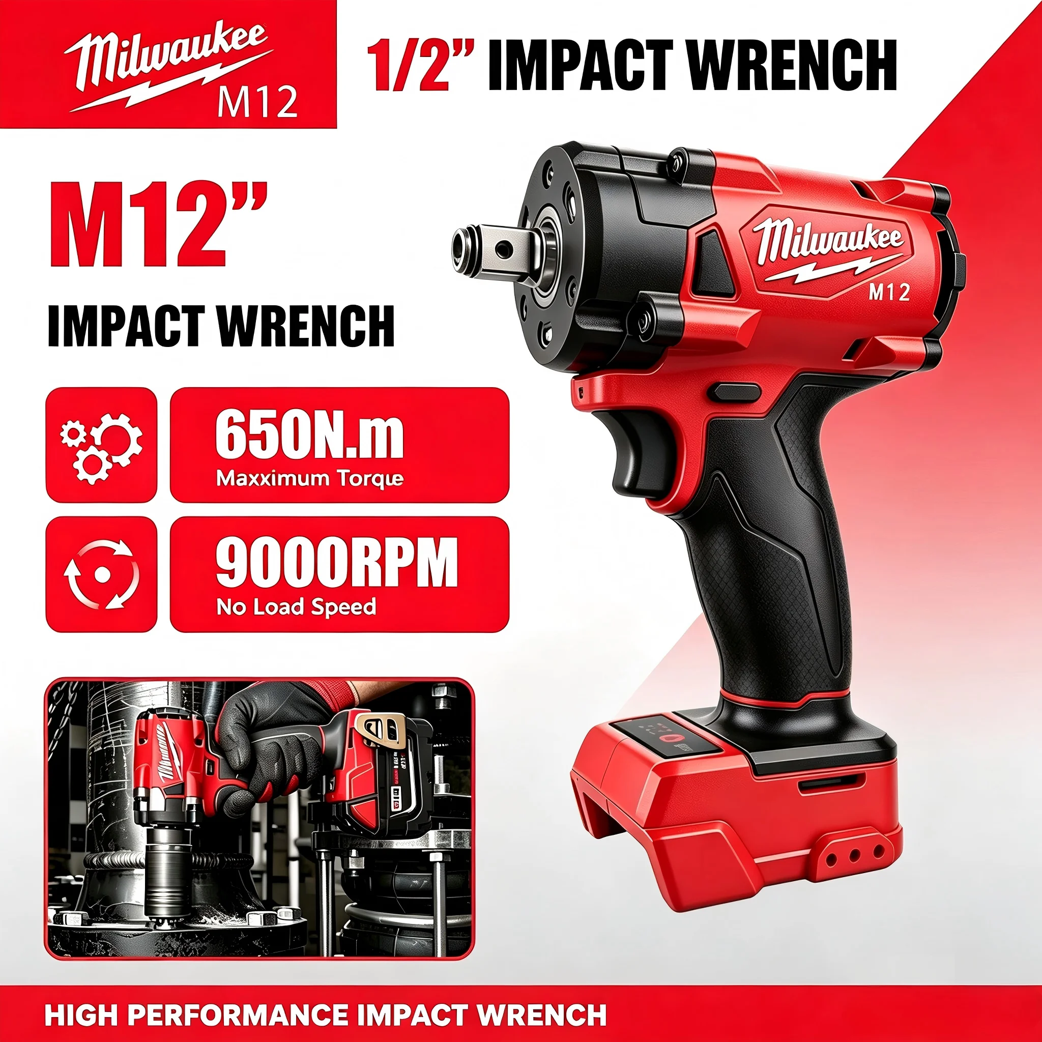 Milwaukee M12 1/2' M18 FUEL Fı - Milwaukee Drill M12 Fuel incelemesi ve fiyatı