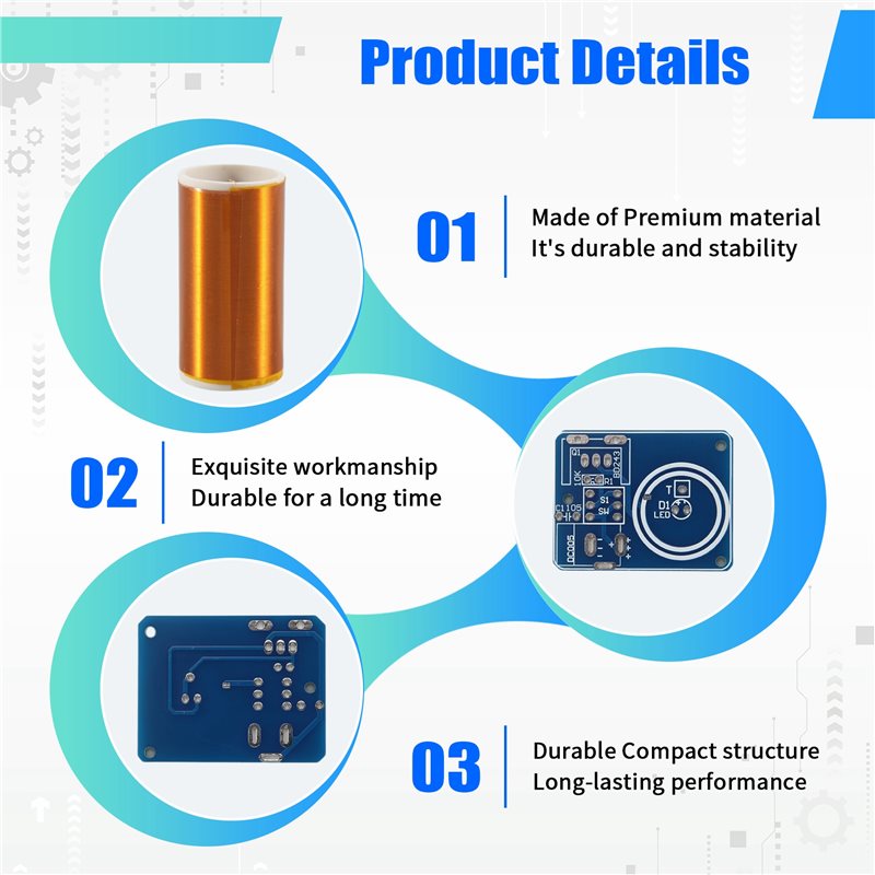 ABJG-BD243 Mini Tesla Bobini K - Diy Electronic Modules incelemesi ve fiyatı
