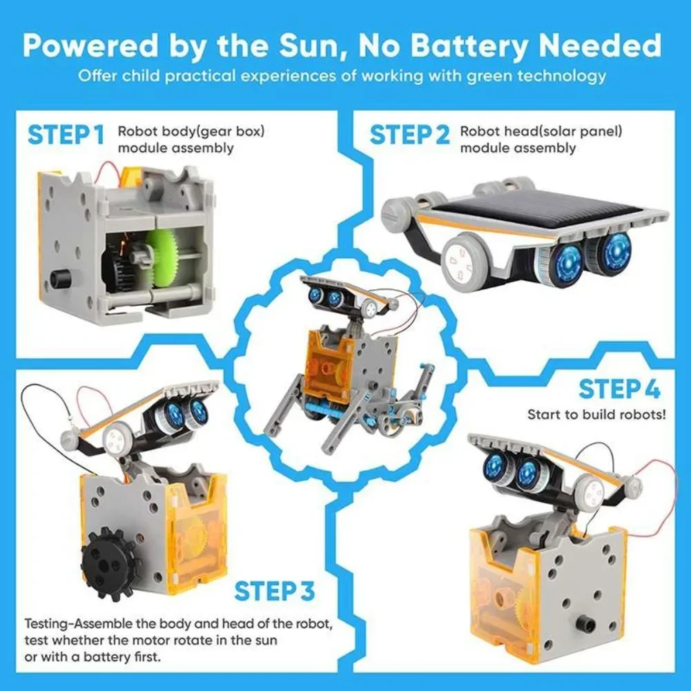 13 in 1 Güneş Enerjili Robot B - Diy Elektronik incelemesi ve fiyatı